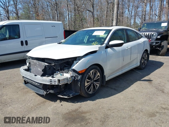 2017 Honda Civic Sedan EX-T with VIN 19XFC1F3XHE207572, listed as a IAAI auction lot 41935389 with 137,878 mi miles. Bid and sale history available at carsss.com. Image 2.