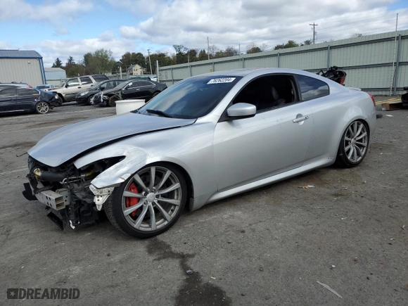2008 Infiniti G37 Coupe Journey with VIN JNKCV64E48M113119, listed as a Copart auction lot 76262204 with 195,455 mi miles and Salvage Title. Bid and sale history available at carsss.com. Image 1.