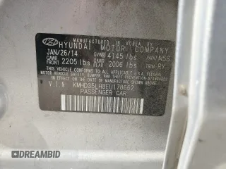 2014 Hyundai Elantra GT with VIN KMHD35LH8EU178662, listed as a Copart auction lot 71918544 with 185,126 mi miles and Salvage Title. Bid and sale history available at carsss.com. Image 14.