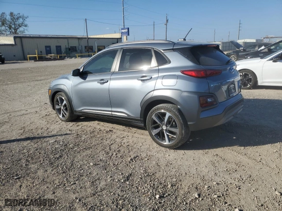2018 Hyundai Kona Ultimate with VIN KM8K53A59JU130001, listed as a Copart auction lot 77345064 with 40,575 mi miles and Salvage Title. Bid and sale history available at carsss.com. Image 2.