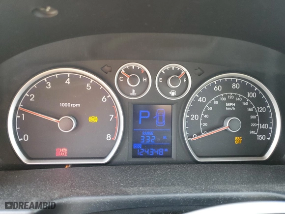 2010 Hyundai Elantra Touring SE with VIN KMHDC8AE3AU066338, listed as a Copart auction lot 48670945 with 124,348 mi miles and Salvage Title. Bid and sale history available at carsss.com. Image 9.