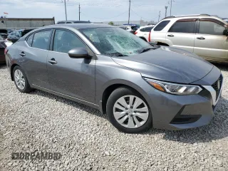 2020 Nissan Sentra S with VIN 3N1AB8BV5LY299889, listed as a Copart auction lot 52877605 with 8,971 mi miles and Salvage Title. Bid and sale history available at carsss.com. Image 4.
