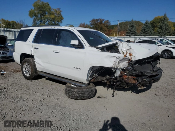2015 GMC Yukon SLE with VIN 1GKS2AKCXFR107517, listed as a Copart auction lot 76950354 with Not Provided miles and Salvage Title. Bid and sale history available at DreamBid. Image 4.
