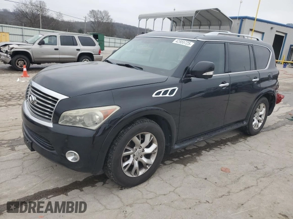 2012 Infiniti QX56 8-passenger z VIN JN8AZ2NC6C9316225, wystawiony jako Copart lot #42955725 z przebiegiem 204 534 mil mil oraz Szkoda całkowita • Salvage title. Historia ofert i sprzedaży dostępna na DreamBid. Obrazek 1.