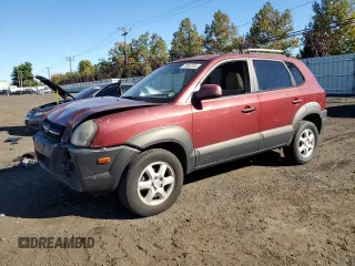 2005 Hyundai Tucson GLS with VIN KM8JN12D75U112964, listed as a Copart auction lot 75042354 with 77,827 mi miles and Salvage Title. Bid and sale history available at carsss.com. Image 1.