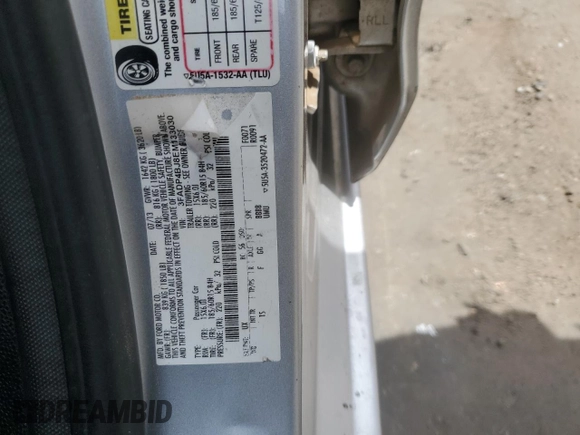 2014 Ford Fiesta SE z VIN 3FADP4BJ8EM133030, wystawiony jako Copart lot #52046065 z przebiegiem 113 792 mil mil oraz Szkoda całkowita • Salvage title. Historia ofert i sprzedaży dostępna na DreamBid. Obrazek 12.