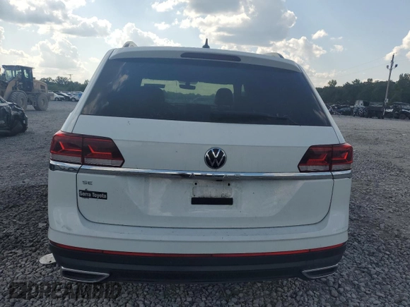 2022 Volkswagen Atlas SE with VIN 1V2DP2CA5NC550196, listed as a Copart auction lot 72036934 with 66,495 mi miles and Salvage title. Bid and sale history available at DreamBid. Image 6.