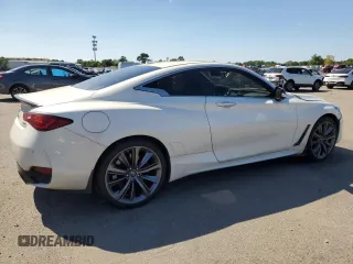 2021 Infiniti Q60 Red Sport 400 with VIN JN1FV7LL3MM560753, listed as a Copart auction lot 69859814 with 38,625 mi miles and Salvage title. Bid and sale history available at DreamBid. Image 3.