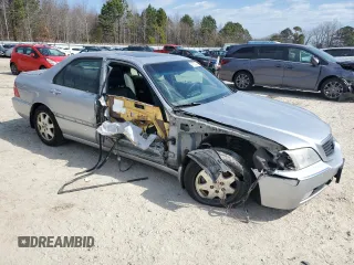 2002 Acura RL z VIN JH4KA96582C015973, wystawiony jako Copart lot #47852245 z przebiegiem 163 413 mil mil oraz Szkody całkowita. Historia ofert i sprzedaży dostępna na DreamBid. Obrazek 4.