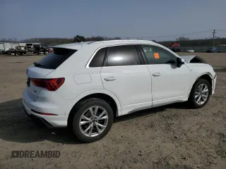 2023 Audi Q3 S line Premium with VIN WA1DECF38P1040315, listed as a Copart auction lot 48264235 with 53,683 mi miles and Salvage title. Bid and sale history available at DreamBid. Image 3.