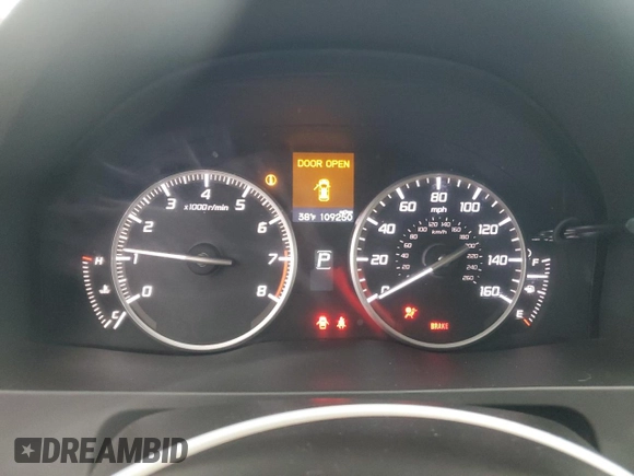 2017 Acura RDX with VIN 5J8TB3H38HL007166, listed as a Copart auction lot 51039055 with 109,250 mi miles and Salvage Title. Bid and sale history available at carsss.com. Image 9.