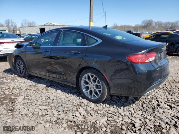 2015 Chrysler 200 C with VIN 1C3CCCEG8FN522564, listed as a Copart auction lot 51076565 with 69,510 mi miles and Salvage Title. Bid and sale history available at carsss.com. Image 2.