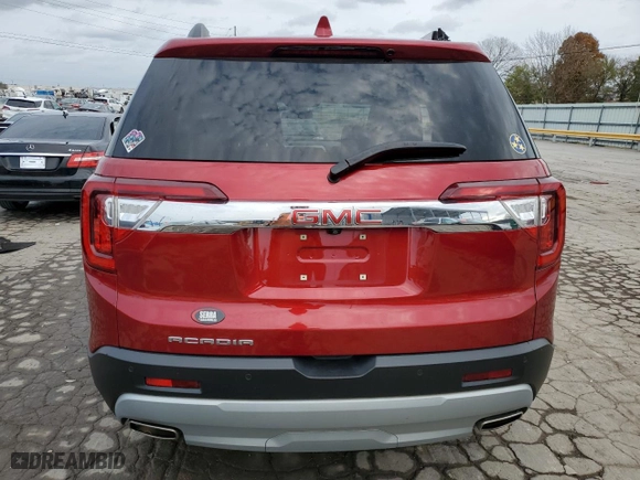 2022 GMC Acadia SLT with VIN 1GKKNML48NZ156908, listed as a Copart auction lot 78457104 with 41,538 mi miles and Salvage Title. Bid and sale history available at carsss.com. Image 6.