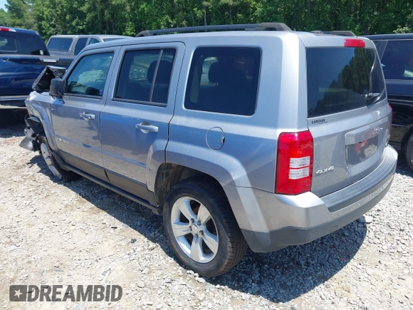 2016 Jeep Patriot Latitude with VIN 1C4NJRFB3GD646779, listed as a IAAI auction lot 42541396 with 135,094 mi miles and . Bid and sale history available at DreamBid. Image 3.