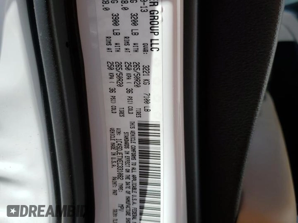 2014 Dodge Durango Citadel with VIN 1C4SDJETXEC331082, listed as a Copart auction lot 48679195 with 155,273 mi miles and Salvage title. Bid and sale history available at DreamBid. Image 13.