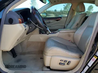 2009 Lexus LS 460 with VIN JTHCL46F095004555, listed as a Copart auction lot 46219955 with 180,794 mi miles and Salvage title. Bid and sale history available at DreamBid. Image 7.