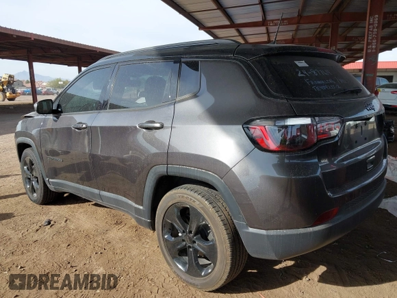 2021 Jeep Compass Altitude with VIN 3C4NJCBB9MT560370, listed as a IAAI auction lot 41583996 with 75,955 mi miles and . Bid and sale history available at DreamBid. Image 3.