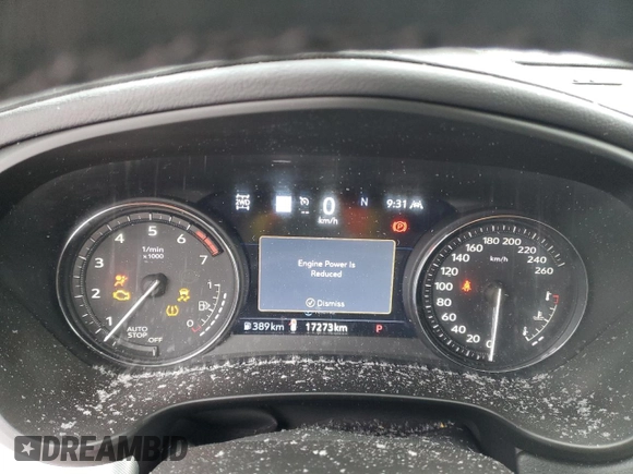 2023 Cadillac XT4 AWD Premium Luxury with VIN 1GYFZDR42PF215961, listed as a Copart auction lot 88672825 with 17,273 mi miles and Salvage Title. Bid and sale history available at carsss.com. Image 9.
