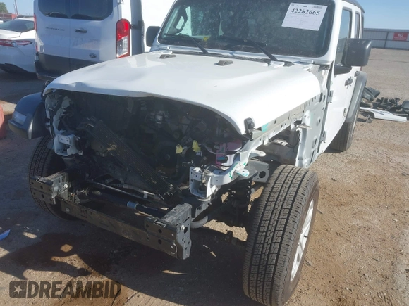 2023 Jeep Wrangler Willys with VIN 1C4HJXDN5PW574731, listed as a IAAI auction lot 42282665 with 68,163 mi miles and . Bid and sale history available at DreamBid. Image 6.