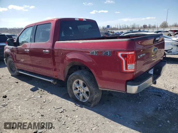 2015 Ford F-150 XLT with VIN 1FTEW1EF6FKD53993, listed as a Copart auction lot 49894165 with 66,948 mi miles and Salvage Title. Bid and sale history available at carsss.com. Image 2.