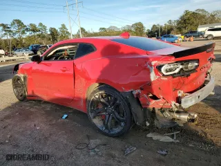 2021 Chevrolet Camaro 2SS with VIN 1G1FH1R71M0104729, listed as a Copart auction lot 87656215 with 42,276 mi miles and Salvage Title. Bid and sale history available at carsss.com. Image 2.