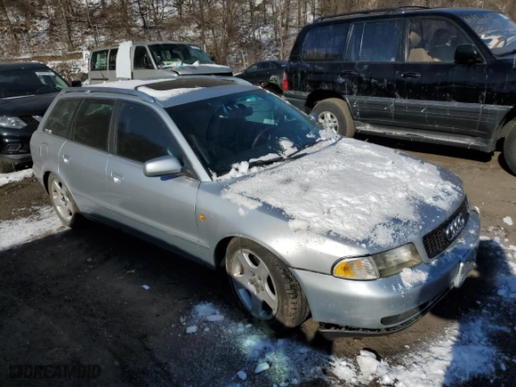 1999 Audi A4 with VIN WAUGD28D7XA057495, listed as a Copart auction lot 89338715 with 154,901 mi miles and Salvage Title. Bid and sale history available at carsss.com. Image 4.