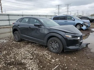 2024 Mazda CX-30 S with VIN 3MVDMBAM3RM610096, listed as a Copart auction lot 55055135 with 15,207 mi miles and Salvage title. Bid and sale history available at DreamBid. Image 4.