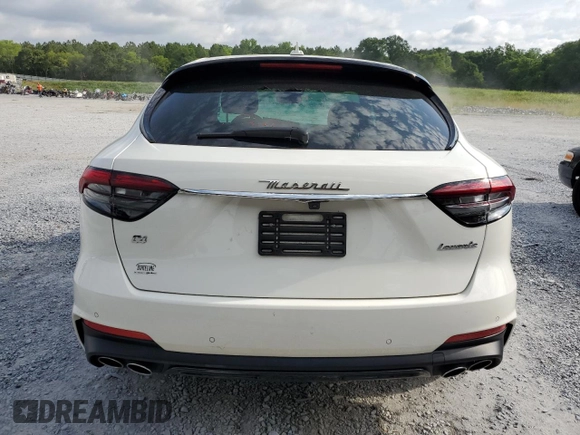 2021 Maserati Levante GT with VIN ZN661XUAXMX372301, listed as a Copart auction lot 57548054 with 68,726 mi miles and Salvage Title. Bid and sale history available at carsss.com. Image 6.