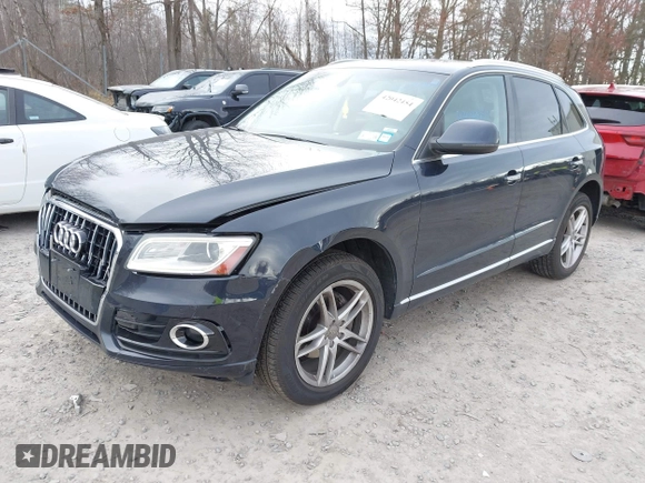 2013 Audi Q5 Premium Plus with VIN WA1LFAFP1DA017972, listed as a IAAI auction lot 42042454 with 129,637 mi miles. Bid and sale history available at carsss.com. Image 2.