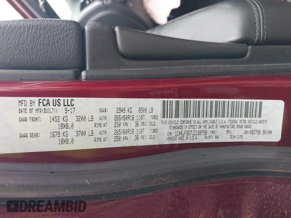2018 Jeep Grand Cherokee Limited with VIN 1C4RJFBG7JC199758, listed as a IAAI auction lot 42241394 with 108,141 mi miles and . Bid and sale history available at DreamBid. Image 9.
