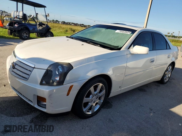 2007 Cadillac CTS with VIN 1G6DP577X70150045, listed as a Copart auction lot 74453524 with Not Provided miles and Salvage Title. Bid and sale history available at DreamBid. Image 1.