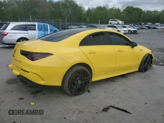 2021 Mercedes-Benz CLA 250 with VIN W1K5J4HB7MN148466, listed as a Copart auction lot 55948395 with 30,066 mi miles and Salvage title. Bid and sale history available at DreamBid. Image 3.