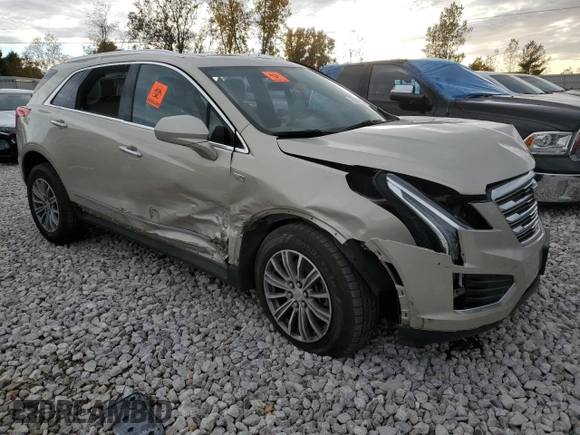 2017 Cadillac XT5 Luxury AWD with VIN 1GYKNDRS2HZ176927, listed as a Copart auction lot 73042313 with Not Provided miles and Salvage Title. Bid and sale history available at carsss.com. Image 4.