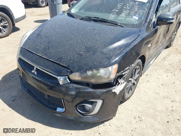 2017 Mitsubishi Lancer ES with VIN JA32U2FU1HU008159, listed as a IAAI auction lot 41782063 with 105,922 mi miles. Bid and sale history available at carsss.com. Image 6.
