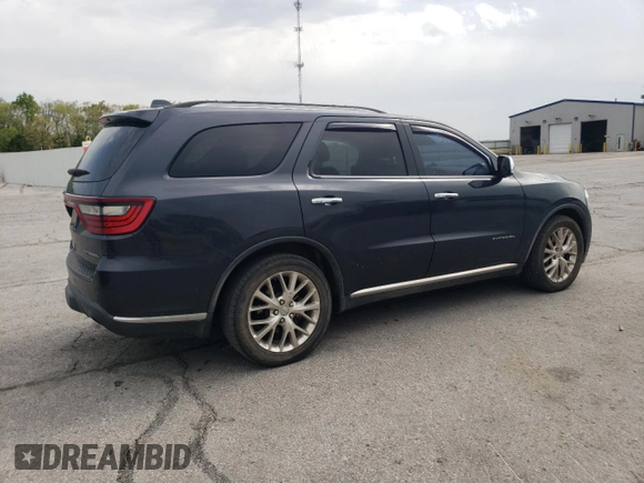 2014 Dodge Durango Citadel z VIN 1C4RDHEG4EC975557, wystawiony jako Copart lot #55117245 z przebiegiem 210 347 mil mil oraz Czysty tytuł • Clean title. Historia ofert i sprzedaży dostępna na DreamBid. Obrazek 3.