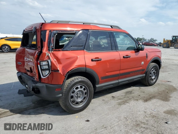 2024 Ford Bronco Sport Big Bend z VIN 3FMCR9B6XRRE02075, wystawiony jako Copart lot #54095395 z przebiegiem 20 718 mil mil oraz Szkoda całkowita • Salvage title. Historia ofert i sprzedaży dostępna na DreamBid. Obrazek 3.