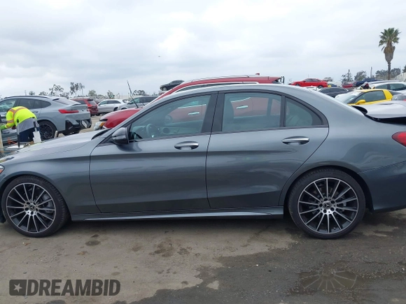 2021 Mercedes-Benz C 300 with VIN W1KWF8DBXMR614581, listed as a IAAI auction lot 42206714 with 35,573 mi miles and . Bid and sale history available at DreamBid. Image 14.