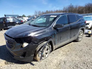 2018 GMC Terrain SLE with VIN 3GKALMEV4JL213100, listed as a Copart auction lot 47247235 with 152,485 mi miles and Clean Title. Bid and sale history available at carsss.com. Image 1.