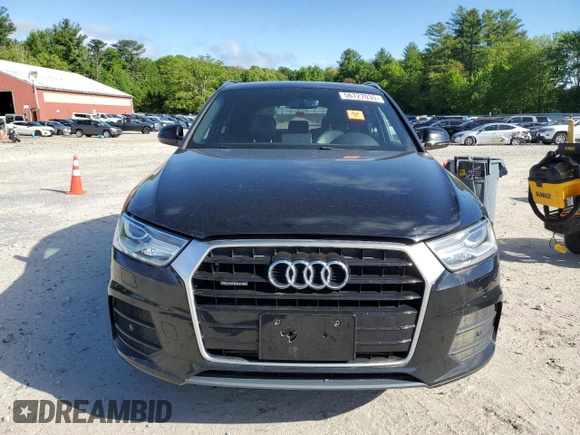 2016 Audi Q3 Premium Plus with VIN WA1EFCFS6GR013351, listed as a Copart auction lot 56727035 with 83,583 mi miles and Salvage title. Bid and sale history available at DreamBid. Image 5.