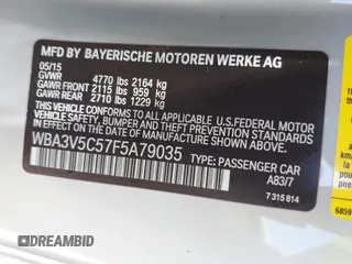 2015 BMW 4 Series 428i с VIN WBA3V5C57F5A79035, выставлен на аукционе IAAI как лот 42135872 с пробегом 76 055 миль миль и . История ставок и продаж доступна на DreamBid. Изображение 9.