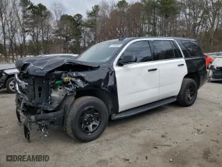 2018 Chevrolet Tahoe Commercial with VIN 1GNLCDEC1JR136592, listed as a Copart auction lot 47056925 with 126,682 mi miles and Clean Title. Bid and sale history available at carsss.com. Image 1.