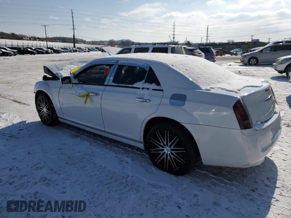 2014 Chrysler 300 with VIN 2C3CCABGXEH305856, listed as a Copart auction lot 44945355 with 0 mi miles and Salvage Title. Bid and sale history available at carsss.com. Image 2.
