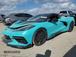 2023 Chevrolet Corvette 3LT z VIN 1G1YC3D47P5104970, wystawiony jako Copart lot #77749024 z przebiegiem 12 648 mil mil oraz Szkoda całkowita • Salvage title. Historia ofert i sprzedaży dostępna na DreamBid. Obrazek 1.