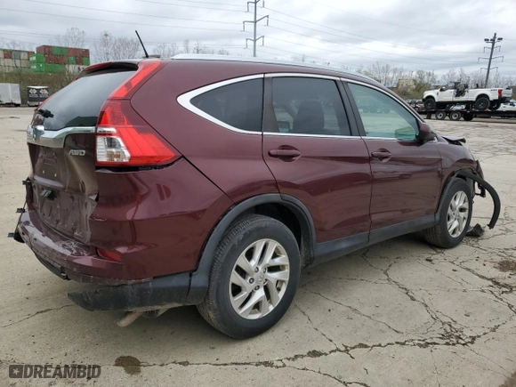 2016 Honda CR-V EX-L with VIN 2HKRM4H7XGH679678, listed as a Copart auction lot 50985935 with 164,876 mi miles and Salvage Title. Bid and sale history available at carsss.com. Image 3.
