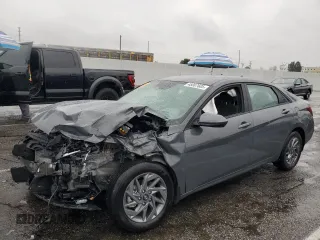 2024 Hyundai Elantra SEL with VIN KMHLM4DG2RU750940, listed as a Copart auction lot 48067605 with 5,326 mi miles and Salvage Title. Bid and sale history available at carsss.com. Image 1.