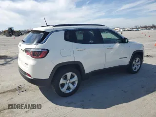 2020 Jeep Compass Latitude with VIN 3C4NJCBB6LT153119, listed as a Copart auction lot 50141465 with 67,422 mi miles and Salvage Title. Bid and sale history available at carsss.com. Image 3.