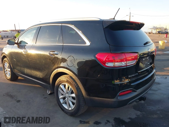 2018 Kia Sorento LX with VIN 5XYPG4A59JG368796, listed as a IAAI auction lot 41321385 with 78,308 mi miles and . Bid and sale history available at DreamBid. Image 3.