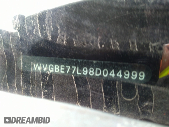 2008 Volkswagen Touareg V6 с VIN WVGBE77L98D044999, выставлен на аукционе IAAI как лот 35943882 с пробегом 179 515 миль миль и . История ставок и продаж доступна на DreamBid. Изображение 9.