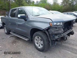 2020 Chevrolet Silverado 1500 LT with VIN 3GCPWCED8LG277375, listed as a IAAI auction lot 41860662 with 110,344 mi miles. Bid and sale history available at carsss.com. Image 1.