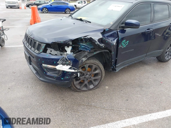 2020 Jeep Compass Limited с VIN 3C4NJDCB0LT146462, выставлен на аукционе IAAI как лот 41225669 с пробегом 69 655 миль миль и . История ставок и продаж доступна на DreamBid. Изображение 6.